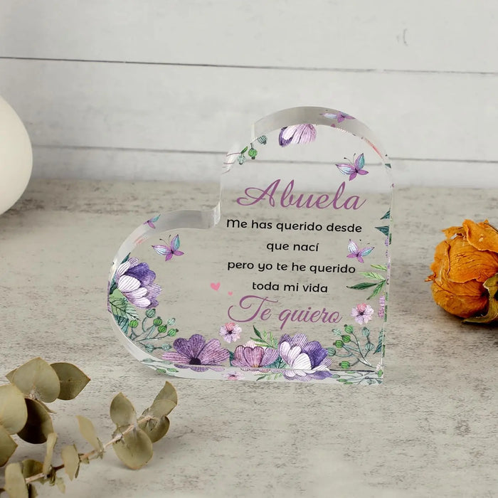 Spanish Acrylic Plaques For Grandma Gifts For Abuelas