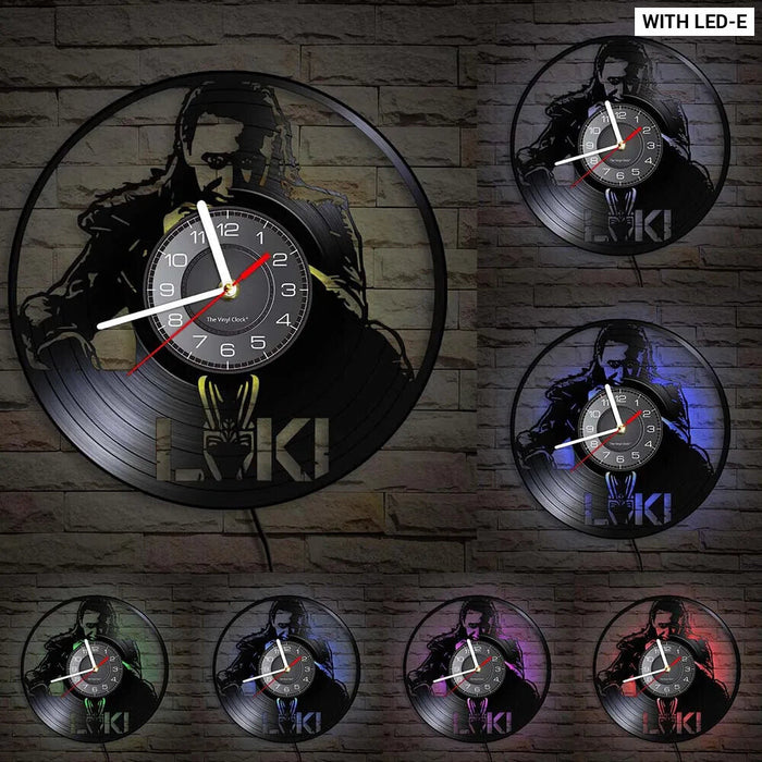 Retro Loki Vinyl Lp Wall Clock