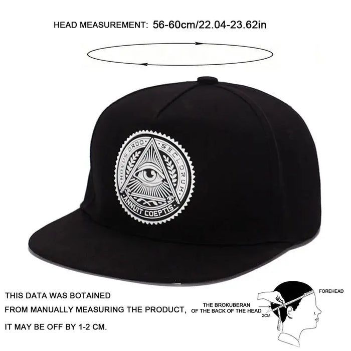 Adjustable Hip Hop Baseball Cap / Hat For Outdoor Wear