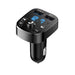 Tooth 5.0 Car Fm Transmitter With Dual Usb Ports