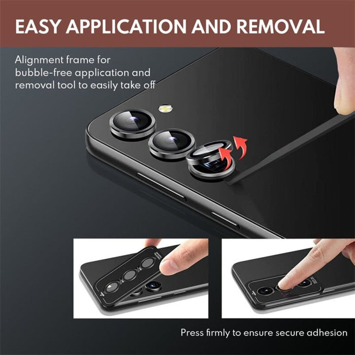 Camera Lens Protector for Galaxy S23/S23 Plus Scratch-Resistant Ultra-Thin Tempered Glass Camera Lens Screen Protector