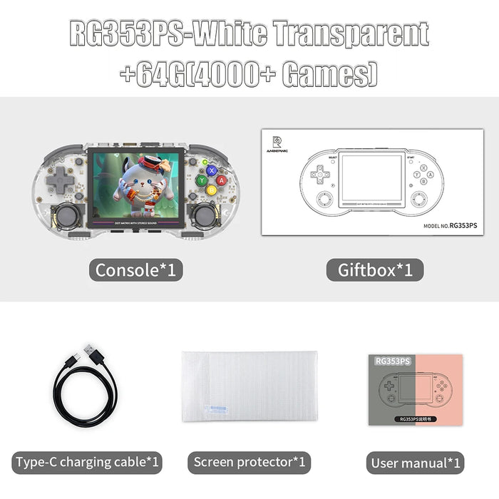 3.5 Handheld Game Console Linux System Ips Screen Hdmi 3500 Mah