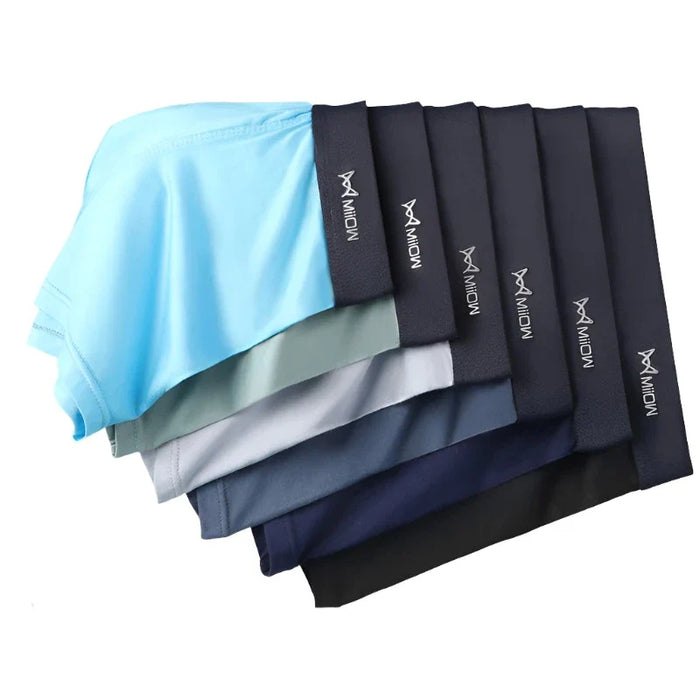 Ice Silk Mens Boxer Briefs Set