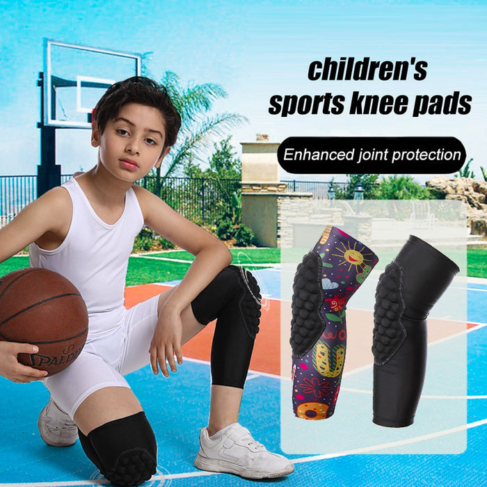 1Pair Anti-Collision Thickened Knee Pads For Basketball Football Bicycle