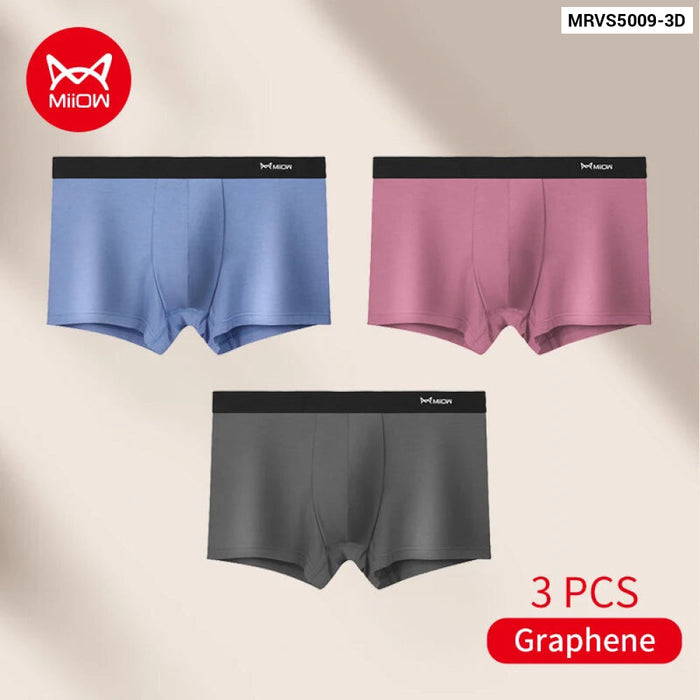 Pack Of 3 Modal Mens Boxers With Graphene Antibacterial