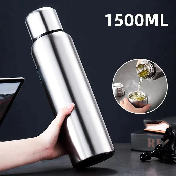 600/1500ml Stainless Steel Thermal Bottle For Coffee