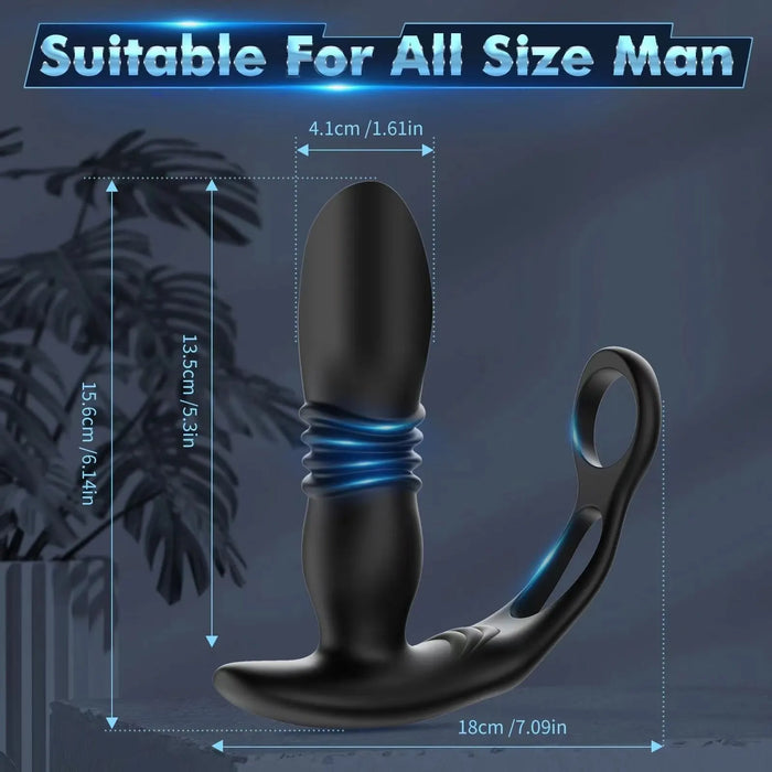 Telescopic Anal Vibrator For Men Prostate Massager