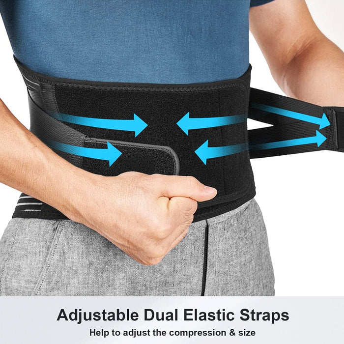 Breathable Adjustable Knitted Lumbar Support Belt For Men Women Herniated Disc Sciatica