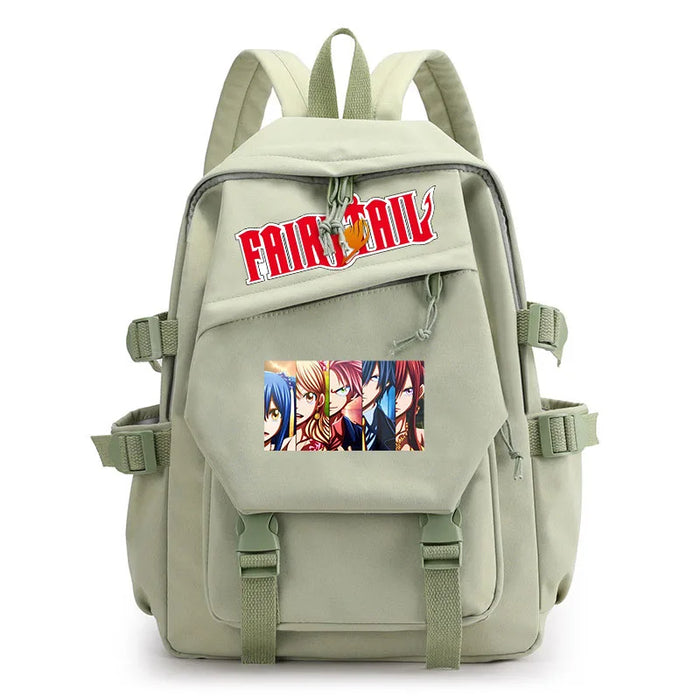 Fairy Tail Anime Print Bag For Teens Casual School Backpack For Boys And Girls Outdoor Travel Bag For Children
