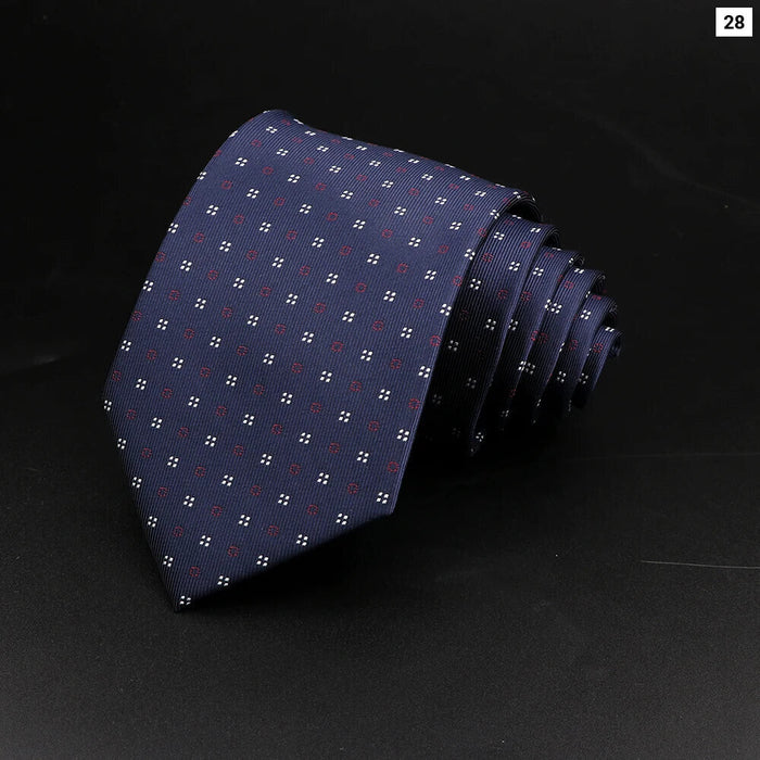 Polyester Necktie For Men For Business Meetings Formal Events And Daily Wear