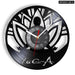 Buddha Lotus Vinyl Record Clock For Spa Decor