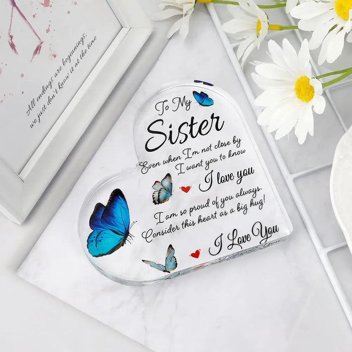 Sister Birthday Gift Funny Bestie Ornament