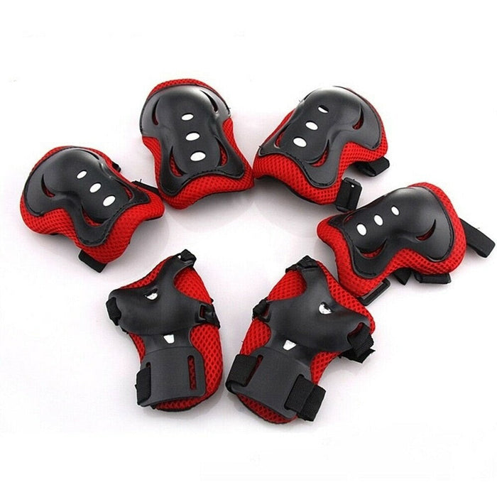 Kids Protective Gear Set Safety Helmet Wrist Elbow Knee Pads For Cycling Skating Skiing