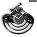 Retro Japanese Motorbike Vinyl Record Wall Clock