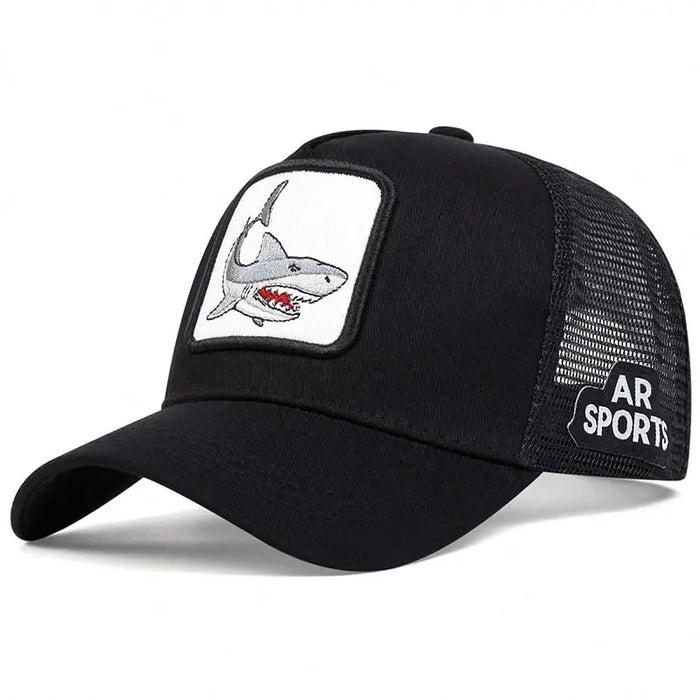 Adjustable Shark Embroidered Baseball Cap / Hat