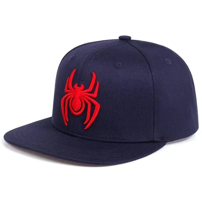 Adjustable Spider Embroidered Baseball Cap / Hat For Outdoor Wear