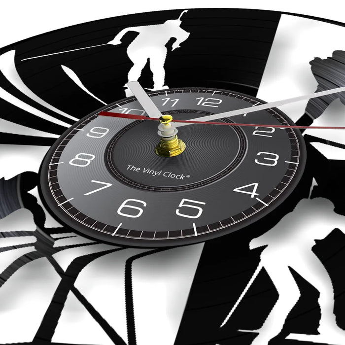 Biathlon Vinyl Record Wall Clock