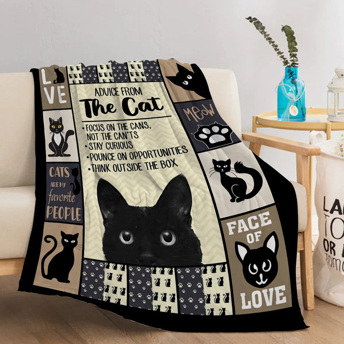 Cat Fleece Blanket