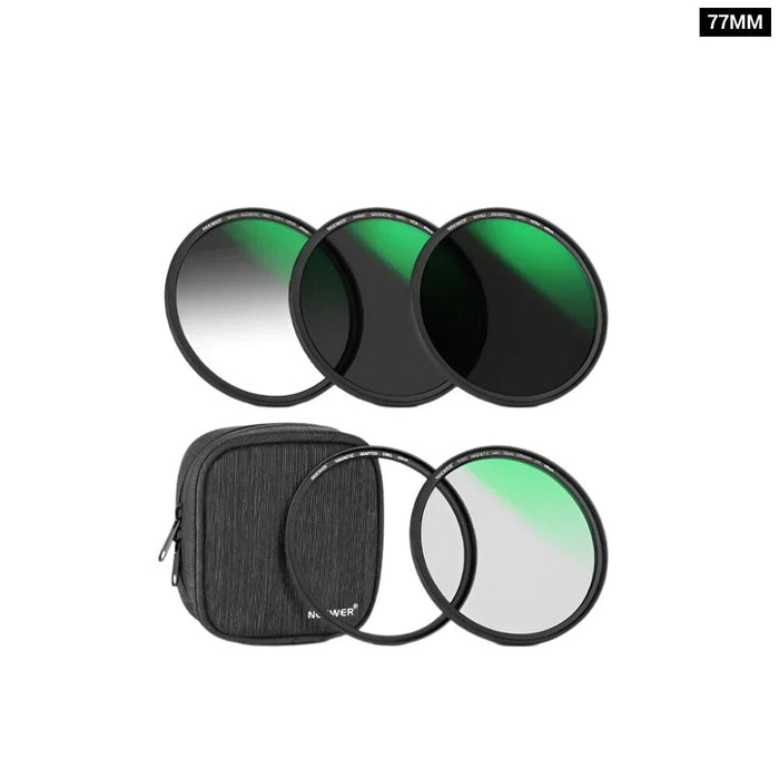 5 In 1 Magnetic Nd Lens Filter Set Black Diffusion Soft Gnd8/Nd8/Nd64 Magnetic Adapter Ring Hd Optical Glass