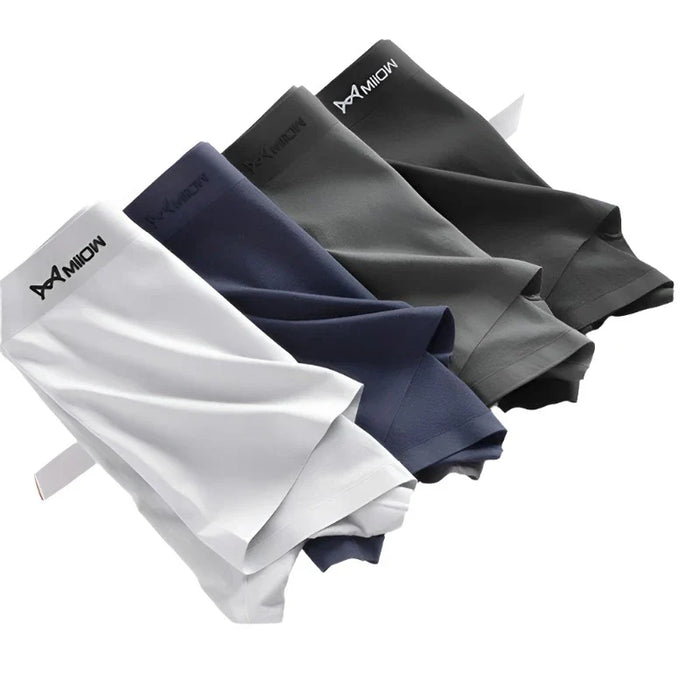 4 Piece Antibacterial Mens Boxer Shorts