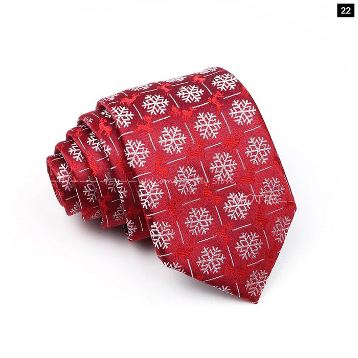 Santa Claus Necktie For Christmas And Halloween Parties