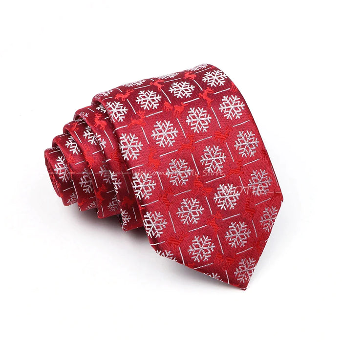 Santa Claus Necktie For Christmas And Halloween Parties