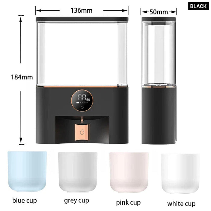 500Ml Usb Rechargeable Wall Mounted Mouthwash Dispenser