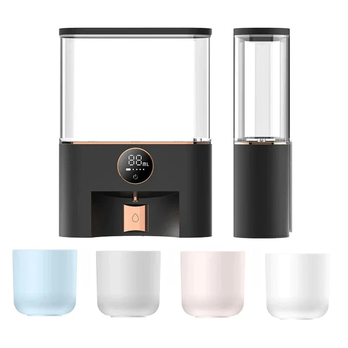 500Ml Usb Rechargeable Wall Mounted Mouthwash Dispenser