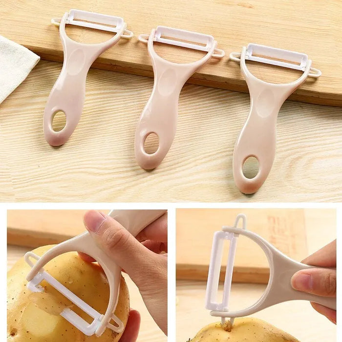 1 Piece Pink Ceramic Fruit Peeler