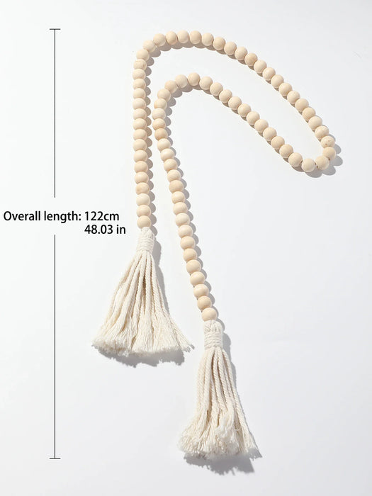 Handmade Wooden Beads Macrame Hanging Decoration