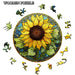 Small Town Sunflower Wooden Puzzle