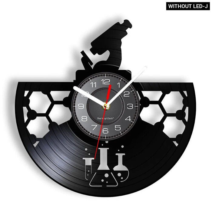 Physics Vinyl Record Wall Clock