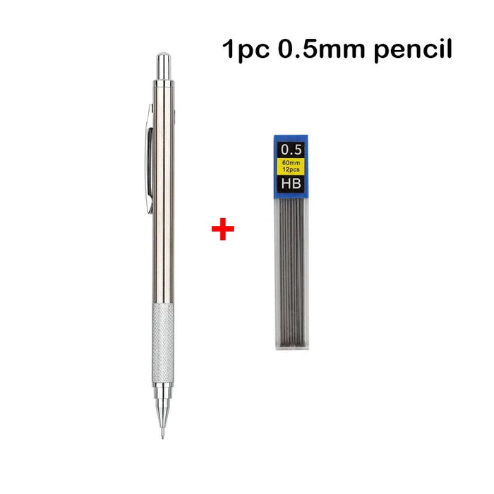 Full Metal Mechanical Pencil Set 0.3 To 2.0Mm Art