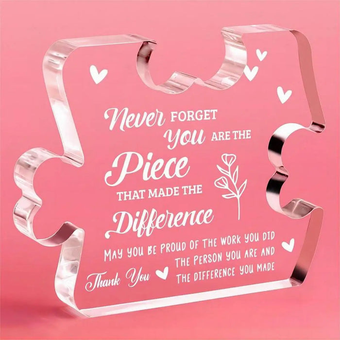 Women's Farewell Gift For Colleagues Office Table Sign