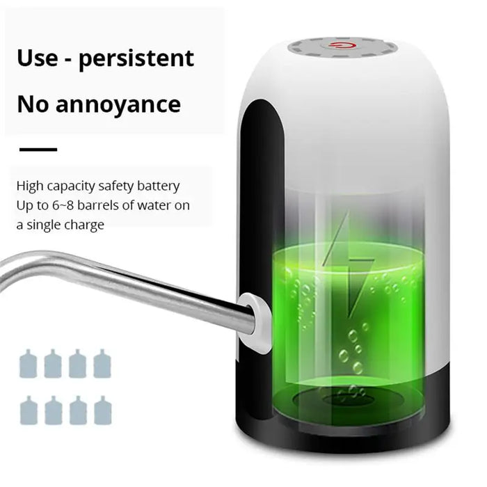 Usb Charging Water Bottle Pump One Button Automatic Switch