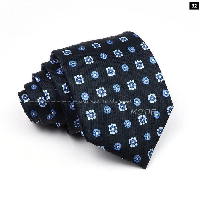 Blue Paisley Necktie For Weddings And Daily Wear