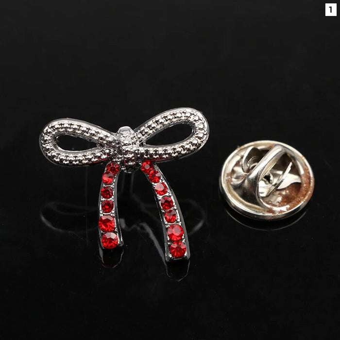 Bowknot Brooch For Men Suit Accessory