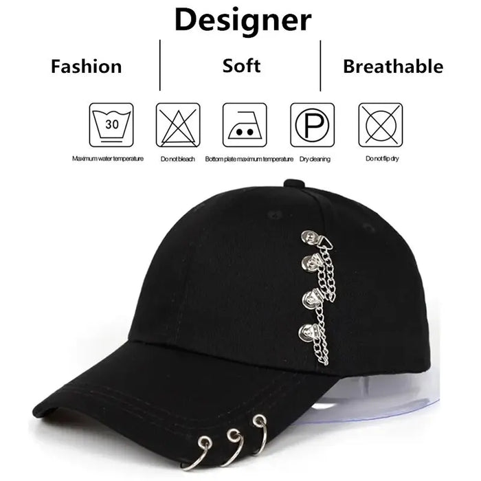 Adjustable Baseball Cap / Hat Iron Ring For Outdoor Wear