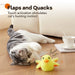 Interactive Flapping Duck Cat Toy Durable Rechargeable