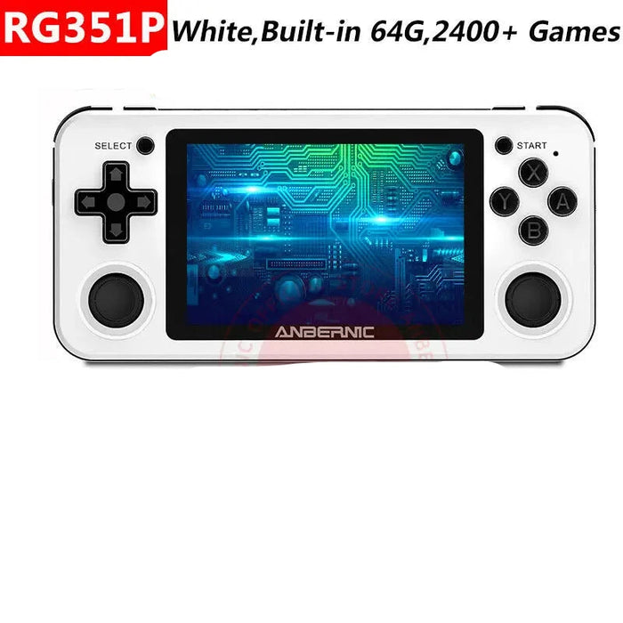 Rg351p Retro Game Console 3.5 Ips Screen 64g Open Source System Rk3326 Portable Handheld 2400 Games