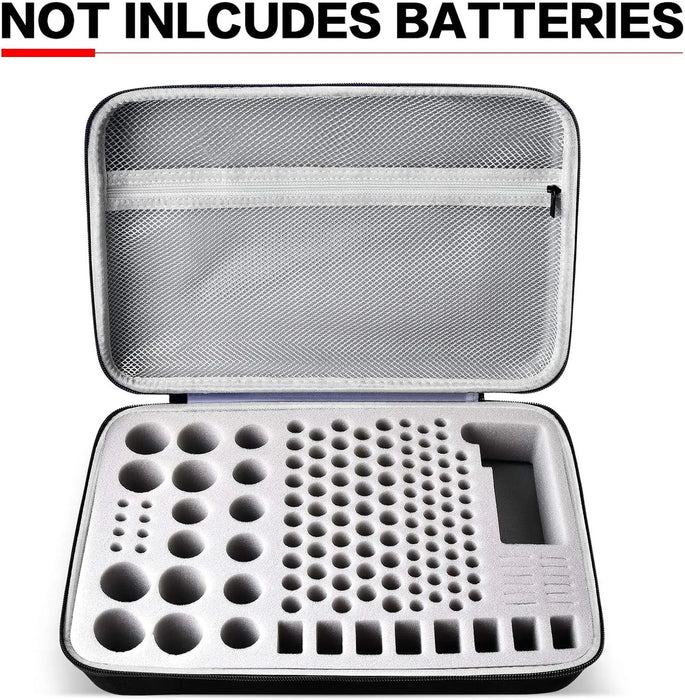 Battery Organizer Tester Bt 168 Holds 140 Aa Aaa Batteries Variety Pack Bag Batteries Not