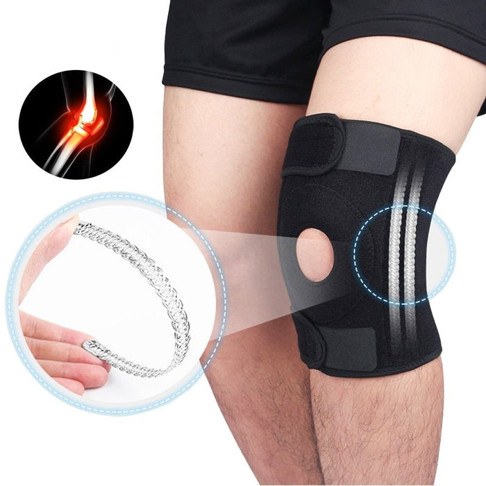 1Pc Open Patella Knee Brace Sleeves for Running Basketball Relieves Pain