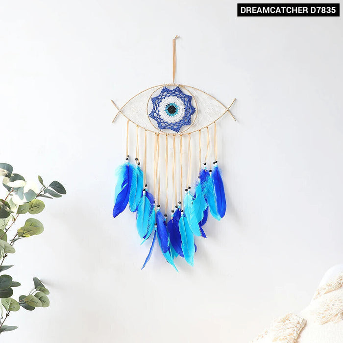 Handmade Evil Eye Dreamcatcher Wall Hanging