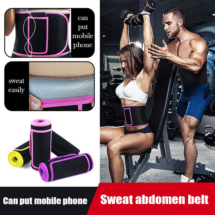 Adjustable Waist Trimmer Fat Burner for Body Shaping Men and Women