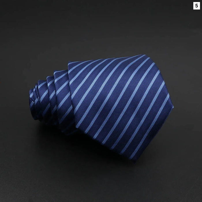 Classic Stripe Necktie Mens Fashion Essential