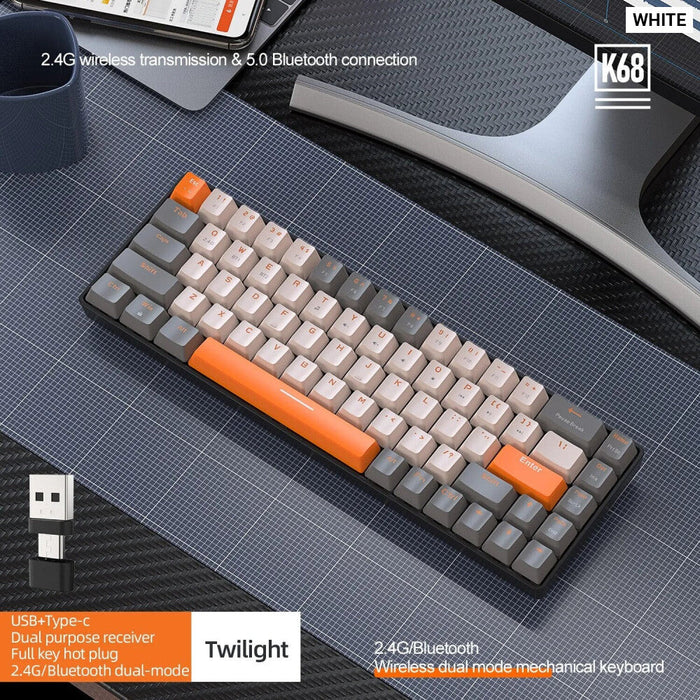 68 Key Wireless Mechanical Keyboard