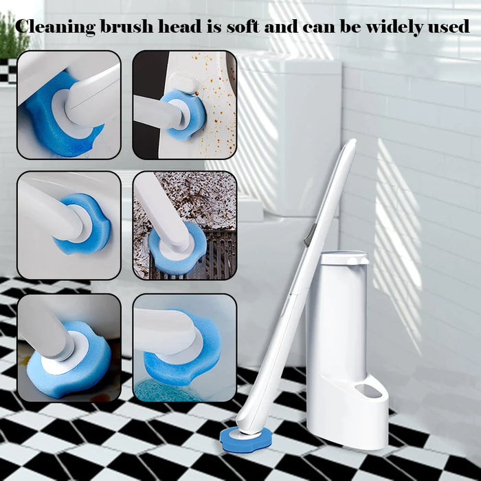 24 Piece Disposable Wall Mounted Toilet Brush With Long