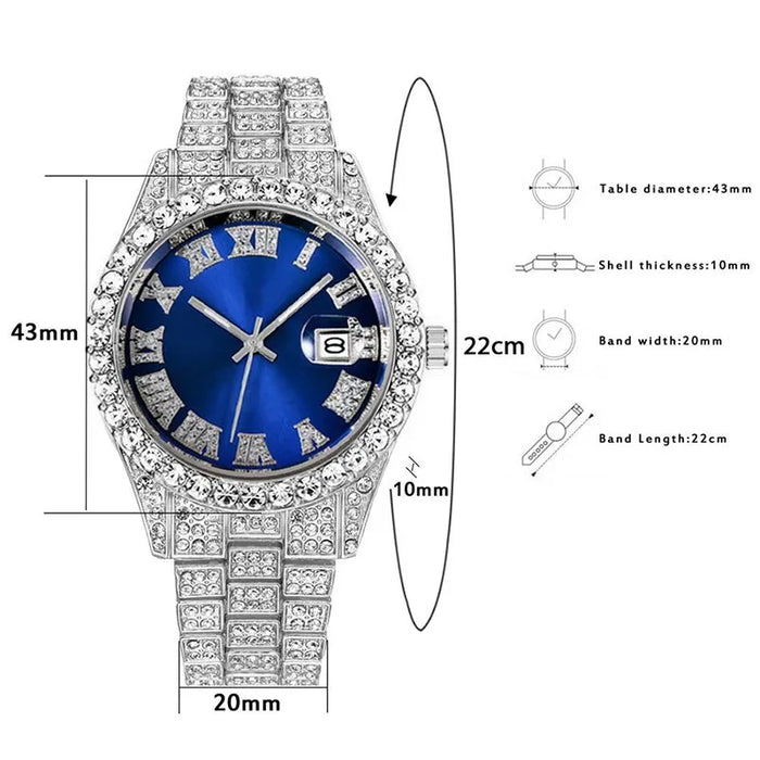 Fashion Men Watches Luxury Mens Calendar Date Simple Wrist