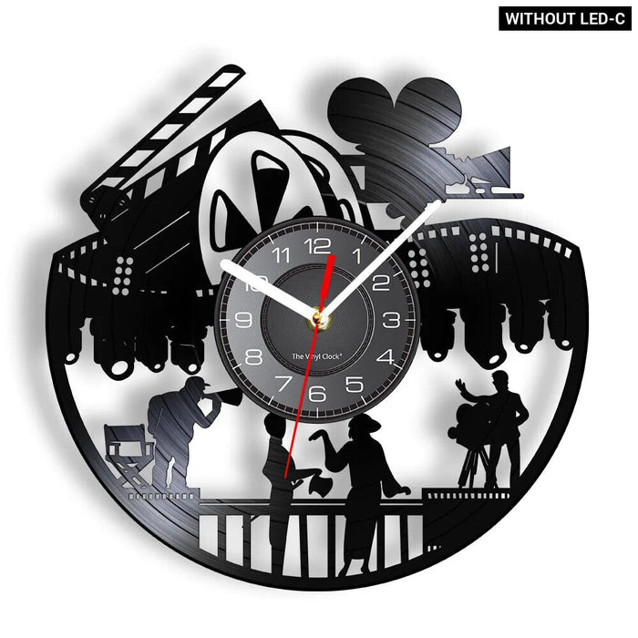 Retro Film Lovers Wall Clock