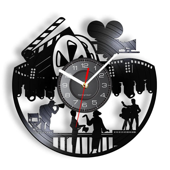 Retro Film Lovers Wall Clock